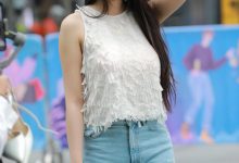 都市丽人牛仔短裤丝袜女孩 【137P+5V-5.75G】-妹子图