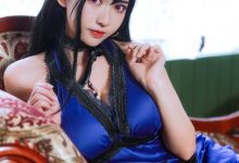 鳗鱼霏儿 - NO.88 蒂法礼服 [21P-445MB]-妹子图