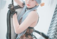 DJAWA —  Jeong Jenny- Schwarz [66P-462MB]-妹子图