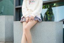 大生模拍 No.212 悦兮 纯白色-妹子图