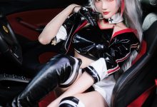 Momoko葵葵  &瓜希酱 碧蓝航线 欧根&企业 赛车女郎 [58P-277MB]-妹子图