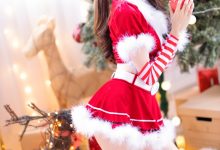 王羽衫 - 圣诞 [48P+2V-386MB]-妹子图