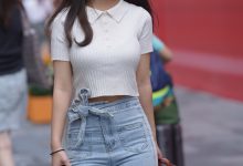 都市丽人高腰牛仔紧身裤美女【119P+1V-1.77G】-妹子图