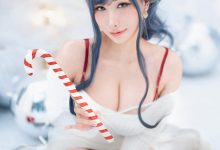 雨波_HaneAme - Original 2023 White Christmas Moose Onesan(麋鹿姐姐)[38P-205M]-妹子图