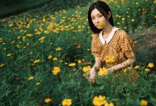 [YITUYU艺图语]2022.08.08 硫华菊&柳叶马鞭草-是夏天的味道呀！ 飞鸟咕咕-[43+1P／1.08GB]-妹子图