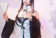 Momoko葵葵 - NO.31碧蓝航线镇海 奇奢花苑 [24P-52MB]-妹子图