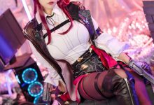 小仓千代w - NO.54 Kafka HSR 卡芙卡 [27P-77MB]-妹子图