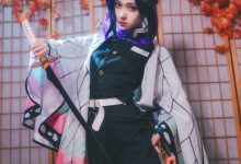 南桃Momoko NO.46 蝴蝶忍队服 [14P-19MB]-妹子图