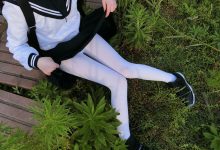 西尔酱 NO.015 — 户外jk白丝 [53P-327M]-妹子图