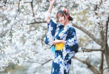 冬马路纱 No.005-樱园浴衣 [9P-133MB]-妹子图