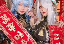 原神新春-甘雨申鹤海灯节双人[31P+8V-123MB]-妹子图