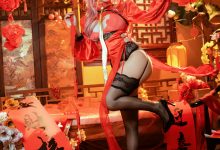 七七娜娜子 - 布莱默顿新春旗袍 [108P+1V-770MB]-妹子图