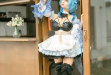 蠢沫沫 - 甘雨女仆 [14P-158MB]-妹子图