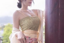 鱼子酱紫色吊带长裙原版写真 [118P-1.43G]-妹子图