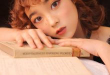 麻辣红唇美女模特暗黑万圣节美女写真-妹子图