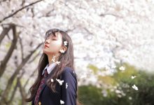 制服美女清纯迷人户外写真图片-妹子图