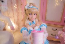 少女前线同人coser索米cos性感白丝美腿写真-妹子图