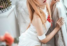 性感美女cos刀剑神域亚丝娜福利写真图片-妹子图