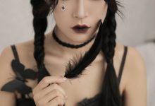 cos美女万圣节特效妆诱惑性感艺术写真-妹子图