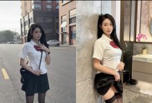 苏苏阿性感黑色短裙拍摄花絮 [1V-1.1G]-妹子图