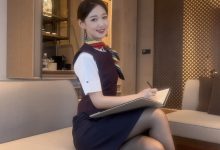 唐安琪空姐角色扮演拍摄花絮 [1V-1.3G]-妹子图