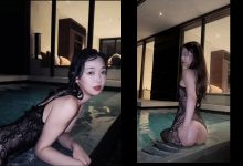 唐安琪连体网袜拍摄花絮 (二)  [1V-890MB]-妹子图