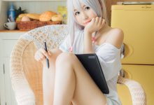 日系校园动漫美女和泉纱雾cos长腿巨乳诱惑写真-妹子图