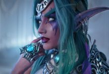 俄罗斯美女cosplay魔兽世界性感写真图片-妹子图