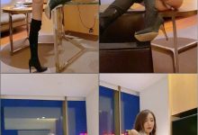 王馨瑶黑色腰封拍摄花絮 [1V-538M]-妹子图