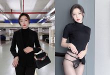 王馨瑶黑色西装拍摄花絮 [1V-1.36G]-妹子图