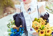 可爱萝莉cosplay雷姆制服诱惑写真图片-妹子图