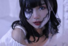 万圣节特效妆美女大胆cos高清精选图片-妹子图