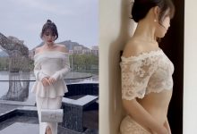 唐安琪 粉色裙 拍摄花絮 [2V-1.6G]-妹子图