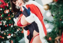 「Natsuko夏夏子」圣诞 – 魔太郎(40P+1V-537MB)-妹子图