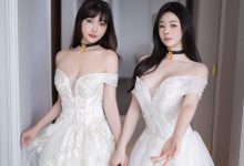 小逗逗 &陆萱萱《双人婚纱》原版写真 [100P-1.13G]-妹子图