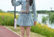 初夏女神 NO.215 点点 七月牛仔[100P+1V／3.86GB]-妹子图