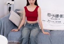 甜予摄影 NO.064 雪梨-帆布鞋、白棉袜、肉丝（脚尖加固款）[130P+2V／10.0GB]-妹子图