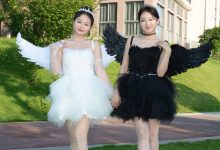 初夏女神 NO.222 双双、环环 黑白天使[140P+1V／6.10GB]-妹子图