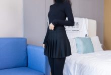 [BoBoSocks袜啵啵]NO.430 奶油-平底鞋、厚黑丝、丝袜踩奶油小蛋糕剧情[146P+1V／8.22GB]-妹子图