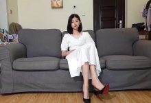 A&F NO.204 Yuti-连衣裙高跟鞋裸足足秀[1V／791MB]-妹子图