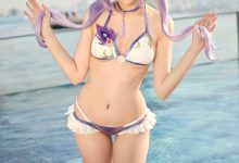 ZinieQ – NO.125 Keqing Swimsuit[15P-440M]-妹子图