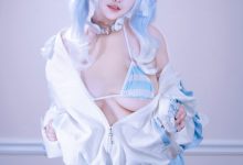 狐洛洛子-水色猫猫头[40P-701MB]-妹子图