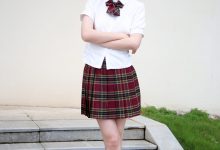 初夏女神 NO.246 安妮 JK人字拖[130P+1V／4.98GB]-妹子图