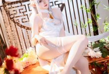 Natsuko夏夏子-碧蓝航线-阿尔比恩旗袍[52P-460MB]-妹子图