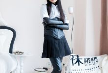 [BoBoSocks袜啵啵]NO.499 甜甜圈-高跟长靴、踩脚裤、厚黑丝五指袜、黑皮手套、裤里丝[144P+1V／6.38GB]-妹子图