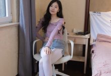 [BoBoSocks袜啵啵]NO.504 小甜豆-板鞋、厚白丝[142P+1V／7.12GB]-妹子图