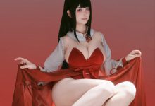 梓猫AzuNyan-舰长图-碧蓝航线-大山·祈愿的巫女[9P-6.2MB]-妹子图