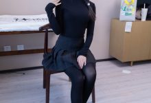 [BoBoSocks袜啵啵]NO.523 甜甜圈-皮鞋、厚黑丝[145P+1V／6.12GB]-妹子图