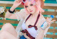 焖焖碳 明日方舟_澄闪泳装_[22P-166MB]-妹子图