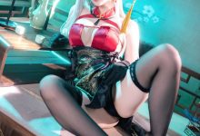 屿鱼 -碧蓝航线 埃吉尔旗袍 [50P-989M]-妹子图